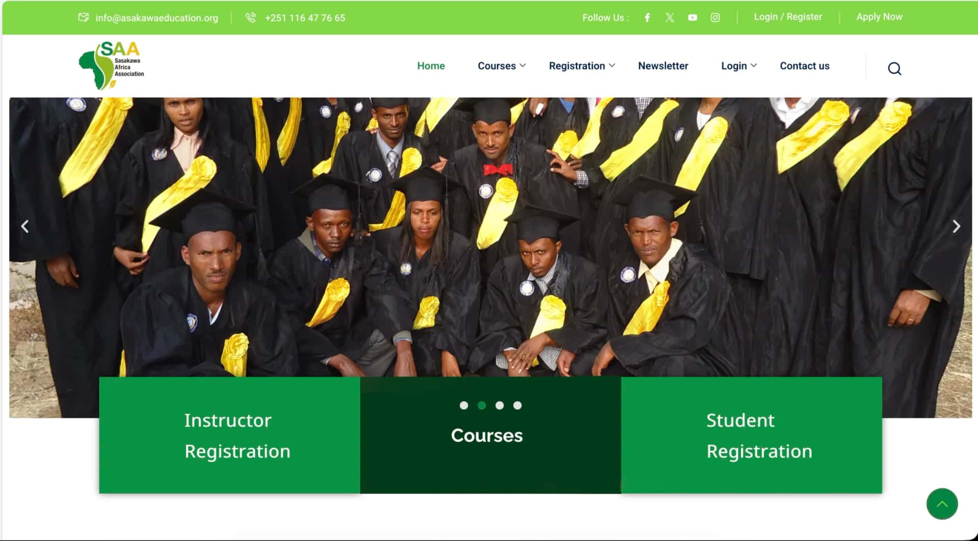 Sasakawa Education (Android App) — project screenshot